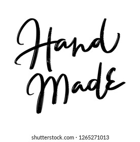 HAND MADE HAND LETTERING. HAND MADE LOGO