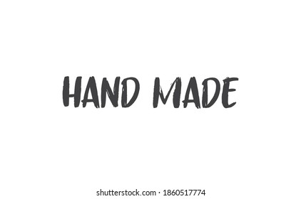 Hand made lettering text. Typography vector writing.