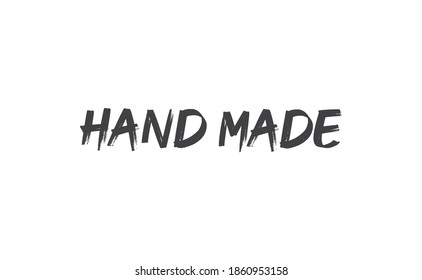 Hand made lettering text. Typography vector writing.