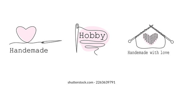Hand made logos. Hand drawing, logo for your business.