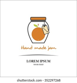 Hand made orange jam