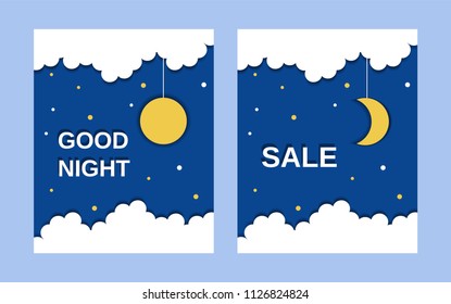 Hand made paper cards set