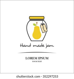 Hand made pear jam