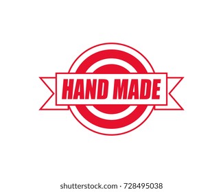 Hand made. Retro Label
