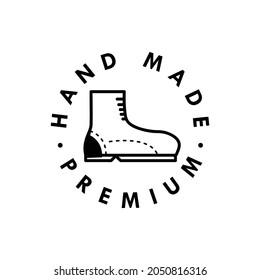 Hand Made Shoes Premium Logo Design Template