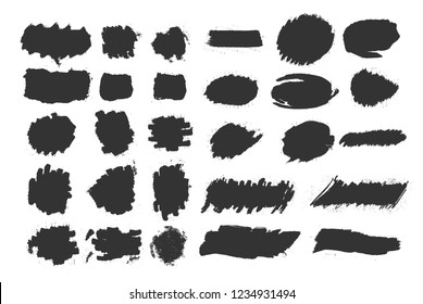 Hand made splash. Hand made vector objects