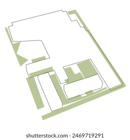 Hand made vector Architecture Sustainability diagram