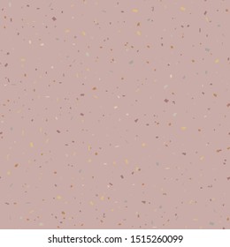 Hand made washi paper texture seamless pattern. Tiny speckled hand drawn flecks . Soft ecru off gray neutral tone. All over recycled print for homespun asian home decor, fashion. Vector swatch repeat.