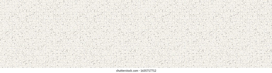 Hand made washi paper texture seamless border pattern. Tiny speckled hand drawn flecks . Soft ecru off gray neutral tone. Recycled homespun asian ribbon trim stationery, fashion edging ribbon trim

