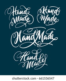 Hand made hand written typography. Good use for logotype, symbol, cover label, product, brand, poster title or any graphic design you want. Easy to use or change color
 