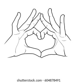 556,721 Hand heart shape Images, Stock Photos & Vectors | Shutterstock