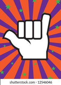 a hand making a rocker sign