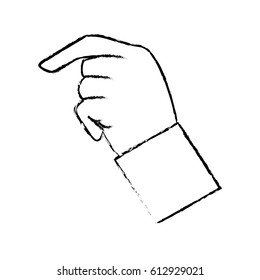 hand male finger pointer image