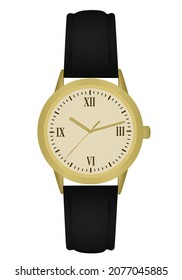 Hand man watch. vector illustration