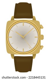 Hand man watch. vector illustration