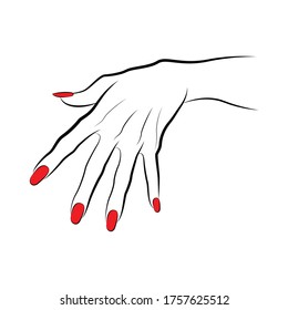 Download Woman Hand Long Nails Images Stock Photos Vectors Shutterstock