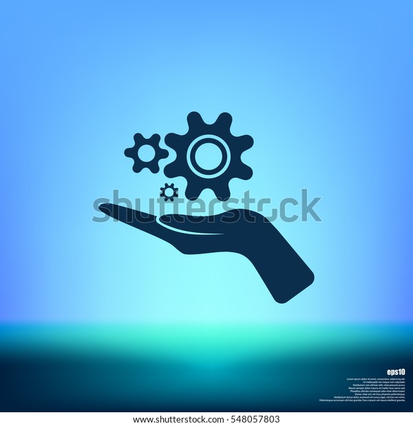 Hand Mechanism Vector Icon Stock Vector (Royalty Free) 548057803 ...