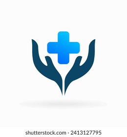 hand medical care sign symbol