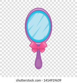 Hand Mirror Icon. Cartoon Illustration Of Hand Mirror Vector Icon For Web Design