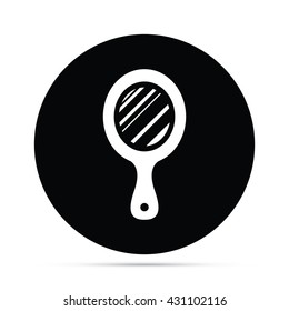 Hand Mirror Icon Circle Icon