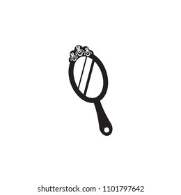 hand mirror icon. Element of beauty saloon icon for mobile concept and web apps. Detailed hand mirror icon can be used for web and mobile. Premium icon on white background