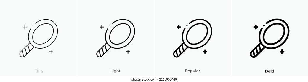 icono del espejo retrovisor manual. Signo de estilo lineal aislado en fondo blanco. Ilustración vectorial.