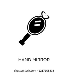 Hand mirror icon. Hand mirror symbol design from Hygiene collection. Simple element vector illustration on white background.