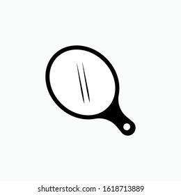 
Hand Mirror Icon Symbol Vector Illustration.