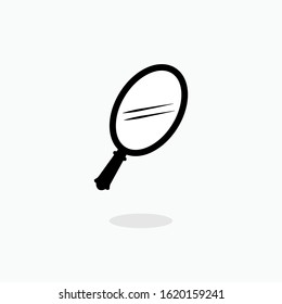 Hand Mirror Icon Symbol Vector Illustration.