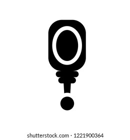 Hand mirror icon. Trendy Hand mirror logo concept on white background from Hygiene collection. Suitable for use on web apps, mobile apps and print media.