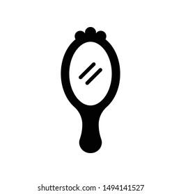 Hand Mirror Icon Vector Design template
