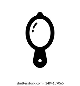 Hand Mirror Icon Vector Design template