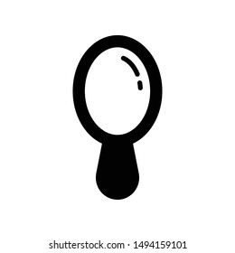 Hand Mirror Icon Vector Design template