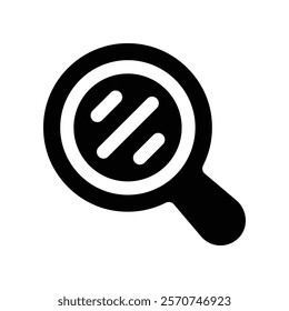 hand mirror icon. vector glyph icon for your website, mobile, presentation, and logo design.