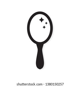 hand mirror icon- vector illustration