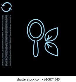 Hand Mirror Icon. vector illustration