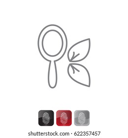 Hand Mirror Icon. vector illustration