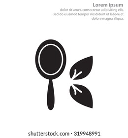Hand Mirror line icon