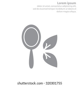 Hand Mirror line icon