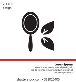 Hand Mirror line icon