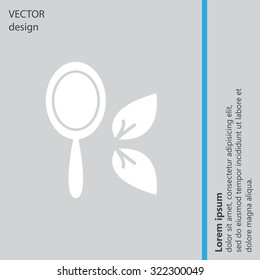 Hand Mirror line icon