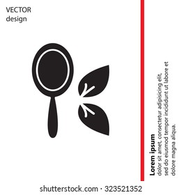 Hand Mirror line icon