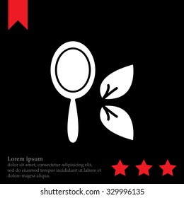 Hand Mirror line icon