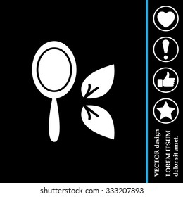 Hand Mirror line icon