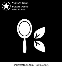 Hand Mirror line icon