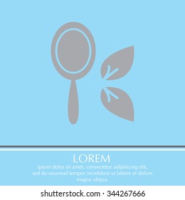 Hand Mirror line icon