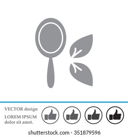 Hand Mirror line icon