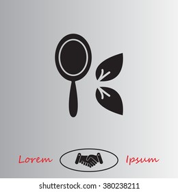Hand Mirror line icon