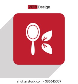 Hand Mirror line icon