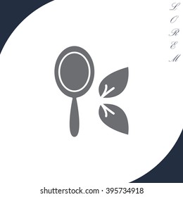 Hand Mirror line icon